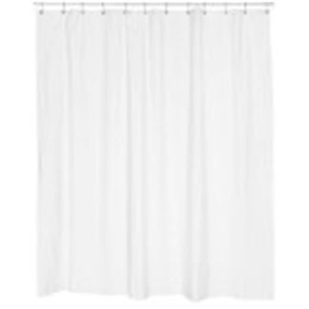 Carnation Home Fashions SCEVA-10-21 Heavy Gauge Peva Shower Curtain Liner; Standard Size - White -  SCEVA-10/21